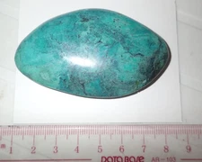 Turquoise Stone Flat Free Form Cabochon 176 Carat 1 piece 35.2 gram