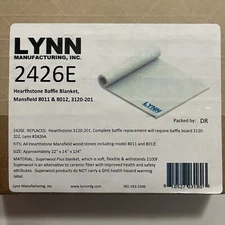 Lynn Manufacturing Hearthstone Baffle Blanket 2426E new