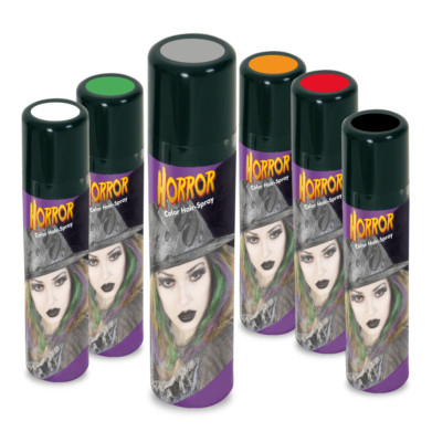 Color Hair-Spray Horror in bunten Farben Haarschmuck Halloween Grusel 12301913F