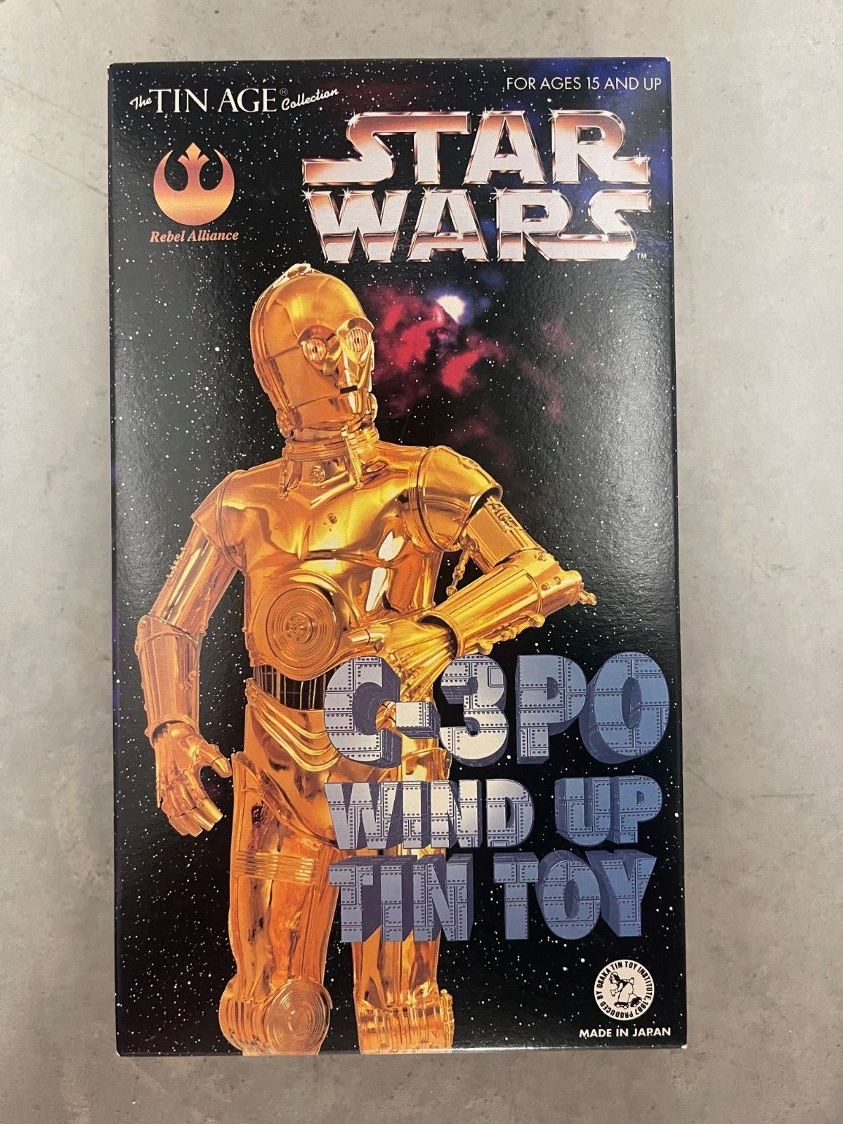 Osaka Tin Toy Institute Star Wars basic-3PO C Wind-up toy. RARE