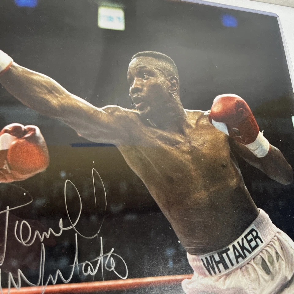 Pernell Whitaker VS De la Hoya 20"x16" Signed Photo w/ JSA COA Autographed - Image 3 of 4