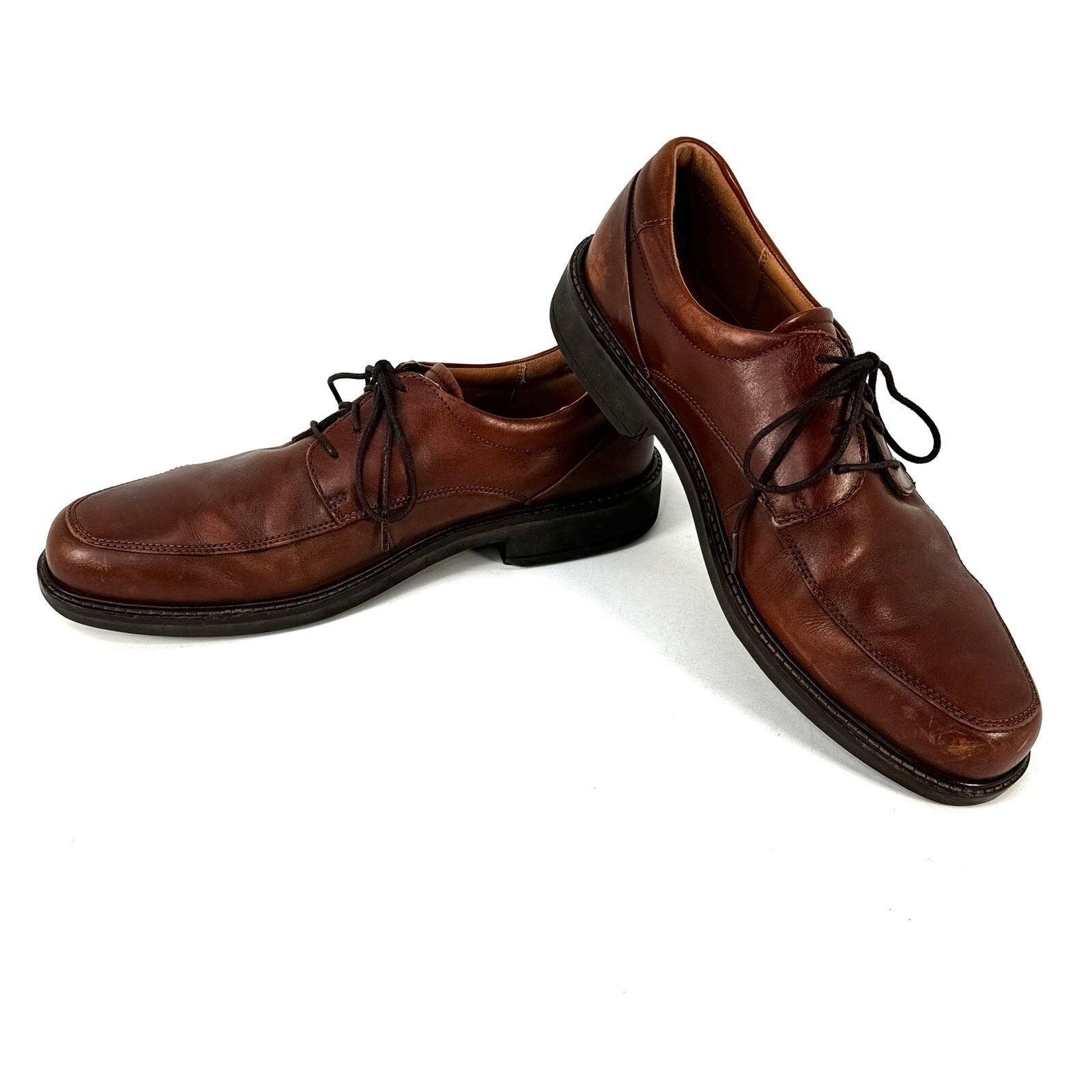 SAOLA Ecco Holton grembiule scarpa uomo taglia US 13 EU 46 punta derby abito pelle marrone