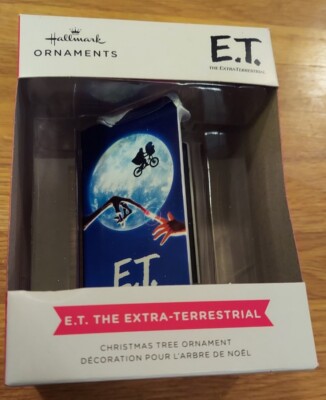 Hallmark Retro Video Cassette Case VHS Tape Christmas Ornament Nightmare B4/E.T.