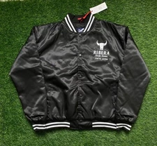 Unisex RST Ribera Steakhouse Tokyo Japan Bomber Jacket Satin Varsity Outershell