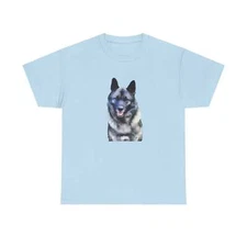 Norwegian Elkhound Unisex Heavy Cotton Tee by DoggyLips™ - The Ultimate Canine