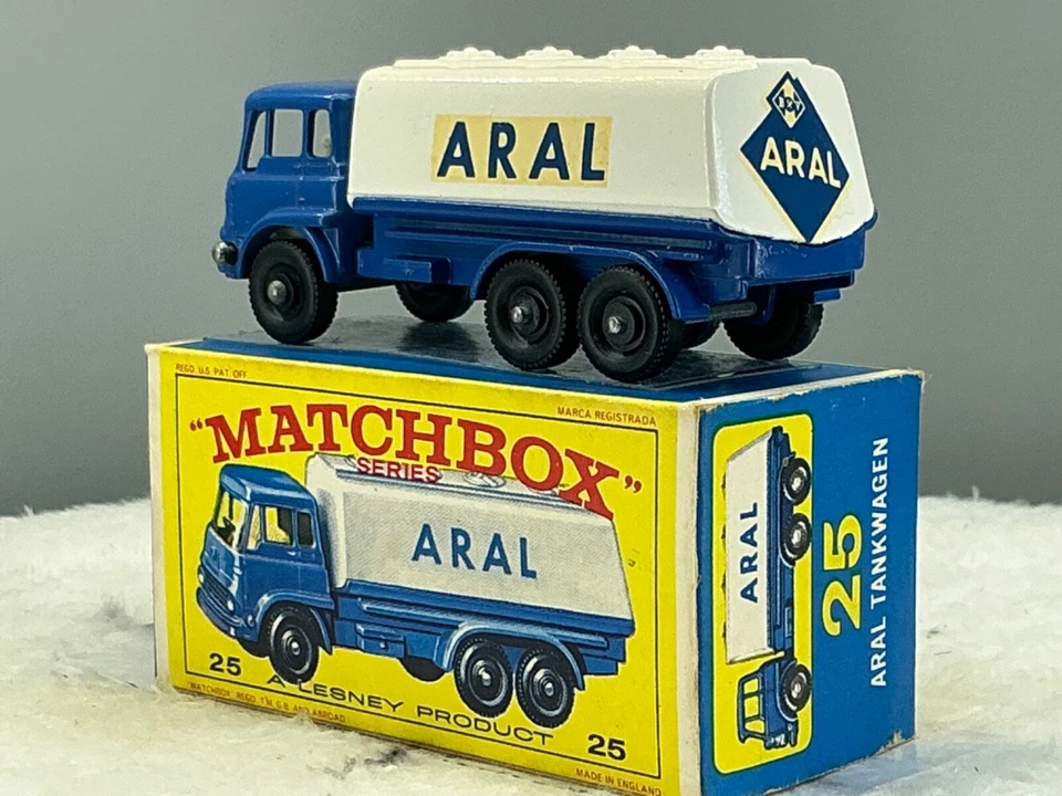 Matchbox Lesney, #25C Petrol Tanker,"ARAL"V,N,COMO NUEVO todo original Foto 2 de 4