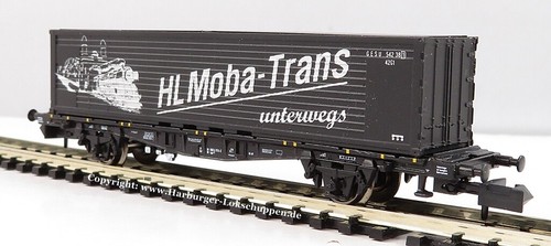 Minitrix 15210.005, Containertragwagen Lgis DB Ep:4, Limitiertes Sondermodell ! | Condition: Neu