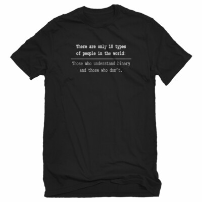 10 Types of People Unisex T-shirt