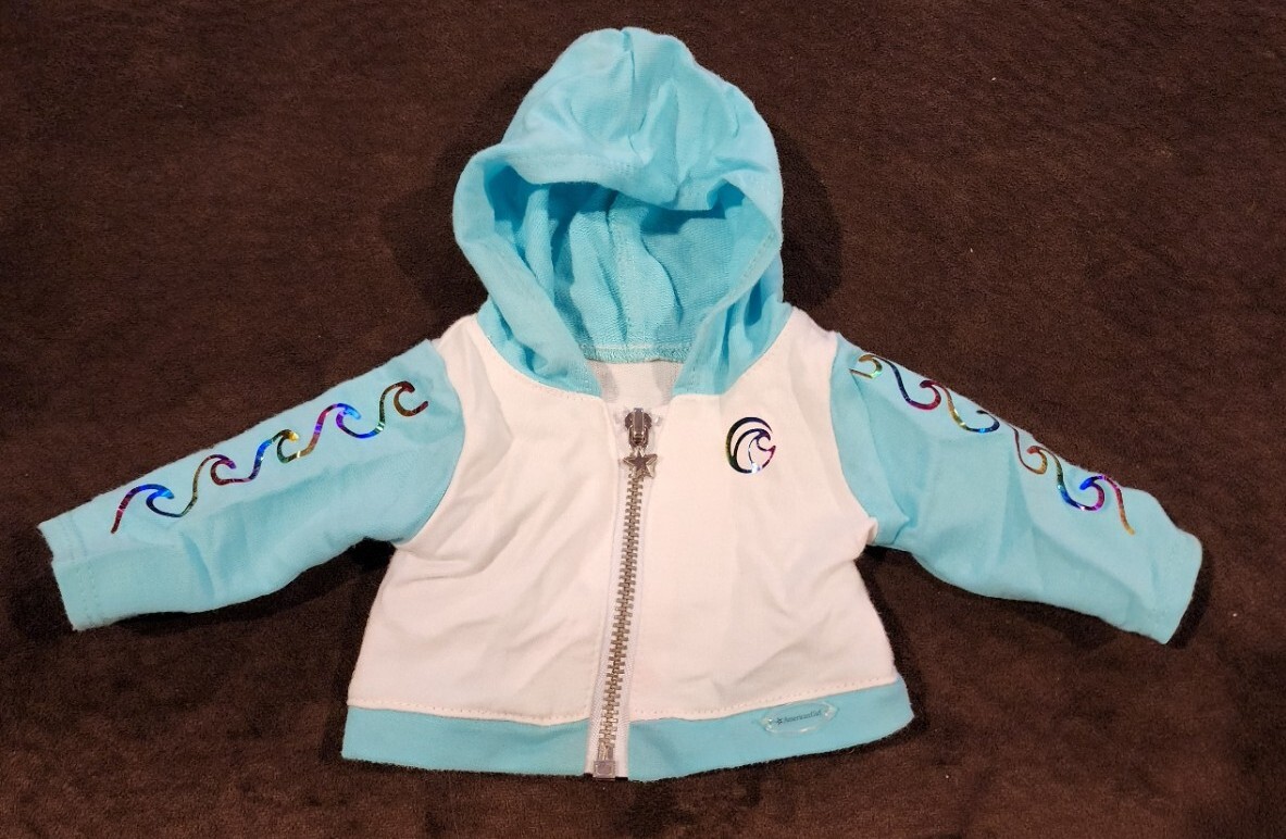 American Girl Doll Volleyball Hoodie with Zipper