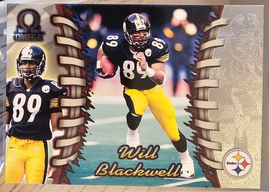 1998 Pacific Omega Will Blackwell #190 Pittsburgh Steelers