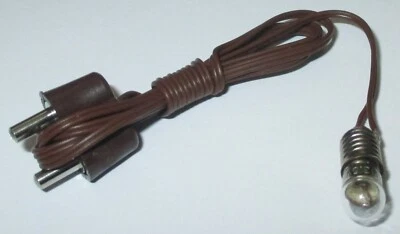 Kahlert - Beleuchtung 3,5 Volt Fassung E5.5 Braun NEU/OVP