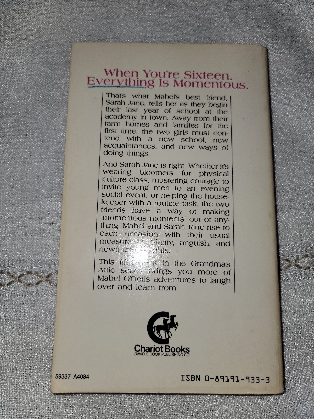 Sixteen and Away from Home (Grandma's Attic) by Richardson, Arleta Paperback 