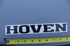 HOVEN Clothing Surf Gear Black Original V63 Vintage Surfing STICKER Window DECAL