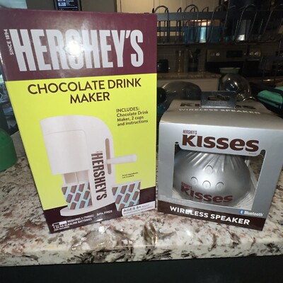   Hershey's Lot   Chocolate Drink Maker &   Hershey s Wireless Speaker