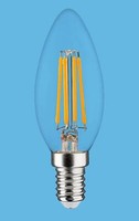 Led Retrofit E14 Kerze Milchig Filament 4,5W Warmweiß 2700K Dimmbar