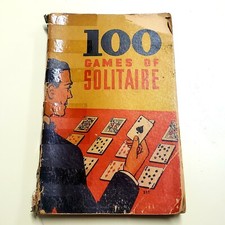 Solitaire Card Game Book, 100 Ways To Play Solitaire, 1939, Helen L Coop