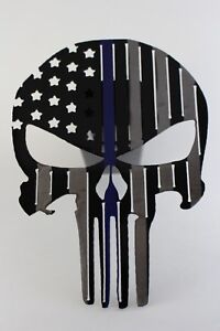 Punisher Flag Trailer Hitch Cover No Paint 