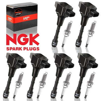 6 Ignition Coil Set For Nissan 2009-2023 Maxima 2009-2024 Murano OEM UF550 C1670