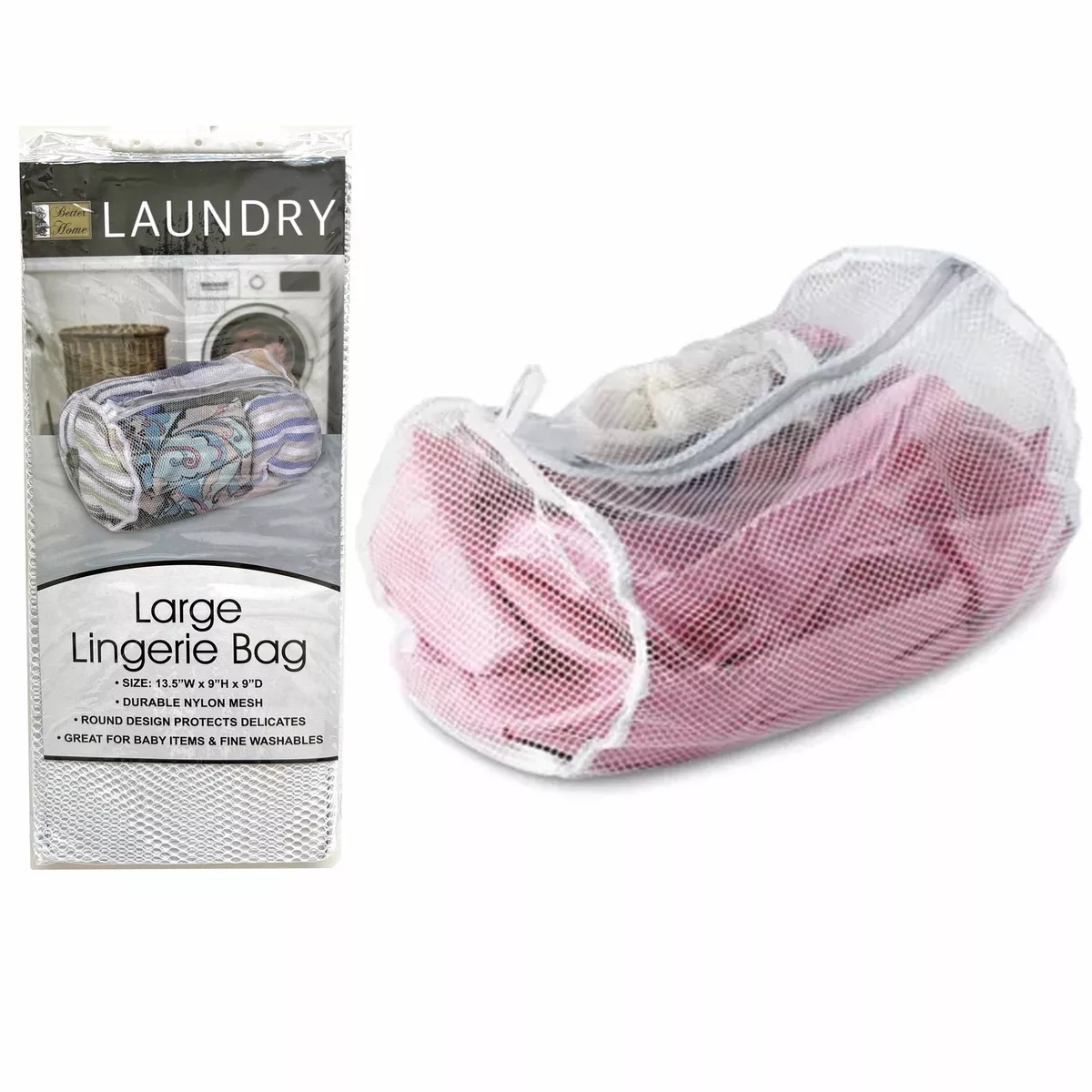 Mesh Laundry Bags Delicate Clothes Zipper Wash Bag Net Underwear