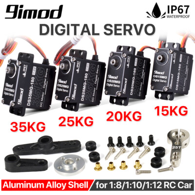 35KG Metal Gear Digital Servo With Arm - 180 Degree, Waterproof, For 1/8 1/10 1/12 RC Cars, Trucks, Buggy Upgrade Parts - View #10