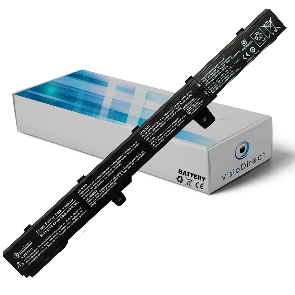 VISIODIRECT Batterie 2200mAh 14.4V pour ordinateur portable ASUS F551C - Livraison 48h