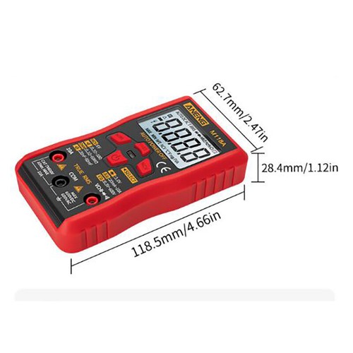 ANENG M118A Digital Multimeter Portable AC/DC Tester Mini Resitance Meter RM W❤D - Bild 3 von 12