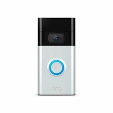 Ring 1080p Wireless Video Doorbell - Satin Nickel