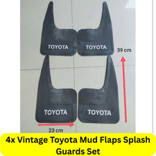 4x Vintage Mud Flaps Splash Guards Toyota Set Front Rear Retro Classic Jdm 4x Vintage Mud Flaps Splash Guards Toyota Set Front Rear Retro Classic Jdm