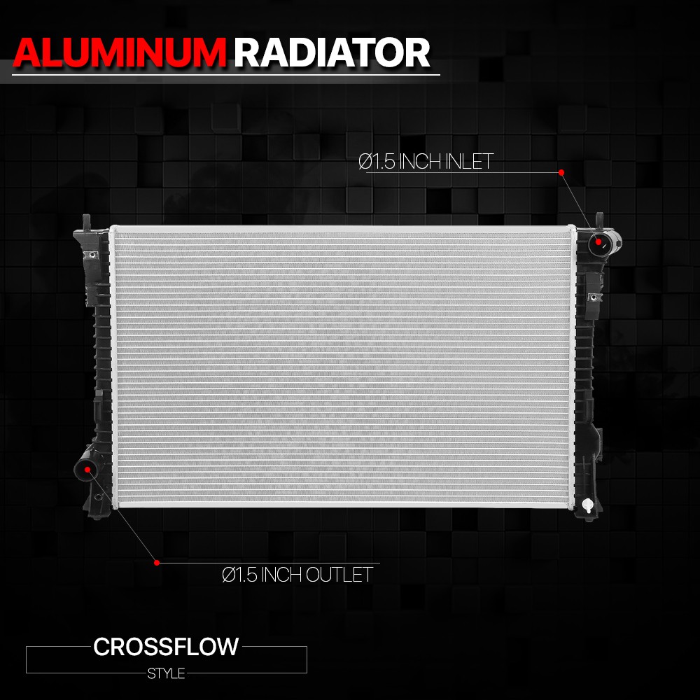 Aluminum Core Engine Cooling Radiator OE Style for 13-19 Taurus/MKS dpi-13308