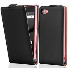 Case for Sony Xperia Z5 COMPACT Protection Cover Flip Magnetic Smooth Etui