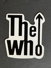 The Who B&W Sticker Logo Iconic 60s 70s Classic Rock Band UK For Laptops New!