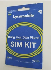 Lycamobile Prepaid Sim Card Nano Micro Standard Simcard Lyca Mobile Unlimited