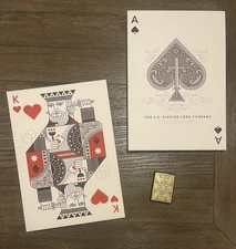 Rare Original Set of 2 Theory 11 Sentinels Playing Cards Canvas Prints King Ace