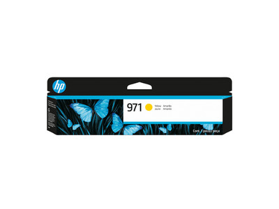 HP 971 Yellow Original Ink Cartridge, CN624AM (EXP: 07.2024)