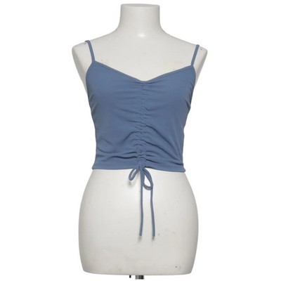 Zara, Crop Top, Größe: S, Blau, Einfarbig, Damen #OkA