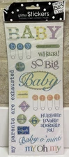 Me and My Big Ideas Baby O'Mine Glitter Stickers