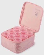 Calista Volumizing Soft Grip Rollers, Pixie + Short Clips in Case