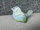 Fenton Satin Glass Bird Hand Painted J Peyton Those Who Love The Lord Rare