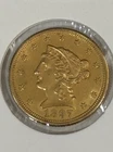 1897 $2.50 Gold Quarter Eagle Coin US Pre-1933 Gold UNC STUNNER!!