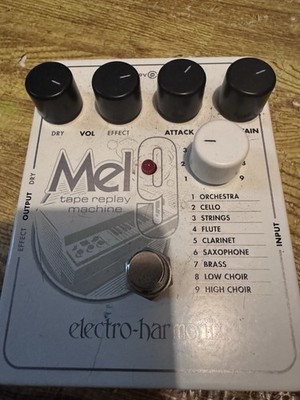 Electro-Harmonix EHX MEL9 Tape Replay Machine Guitar Effects Pedal