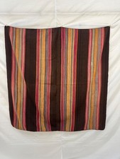 Vintage Peruvian Aguayo Blanket Hand Woven An...