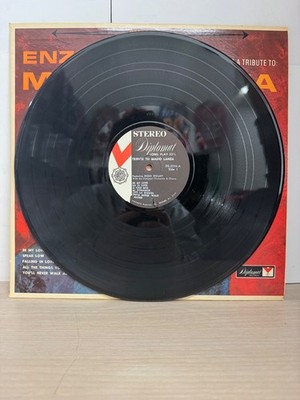 Enzio Stuarti   Tribute to Mario Lanza LP Record 1963 Diplomat Vocal 33 RPM