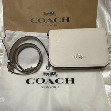COACH shoulder bag light gray