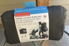 J.L. Childress Ultimate Backpack Premium Padded Car Seat Travel Bag, Black