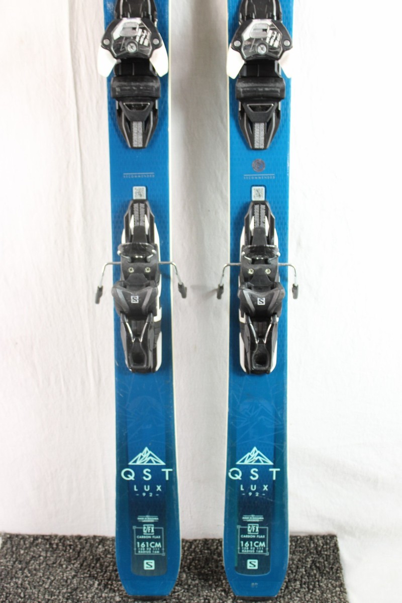 18-19 Salomon QST Lux 92 Used Womens Skis w/Bindings 161cm #974193