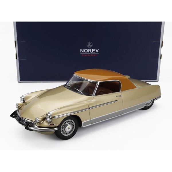 Citroen Mini Car 1/18 DS19 Norev Le Dandy 1964 Beige Met Brown 181741-image
