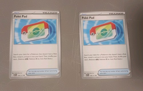 Lot of 2 Poke Pad 198/217 Pokemon TCG Ascended Heroes Non Holo (common) - Picture 3 of 3