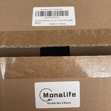 Starlink Gen 3 Pipe Adapter Mount Pole FAST USA SHIPPING! White NEW Space X Elon