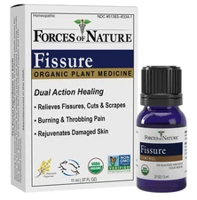 Forces of Nature Organic Fissure Control for Hemorrhoid Treatment Cuts Scrapes