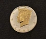DANBURY MINT- 2002-P KENNEDY HALF-UNCIRCULATED-GOLD AND SILVER PLATED